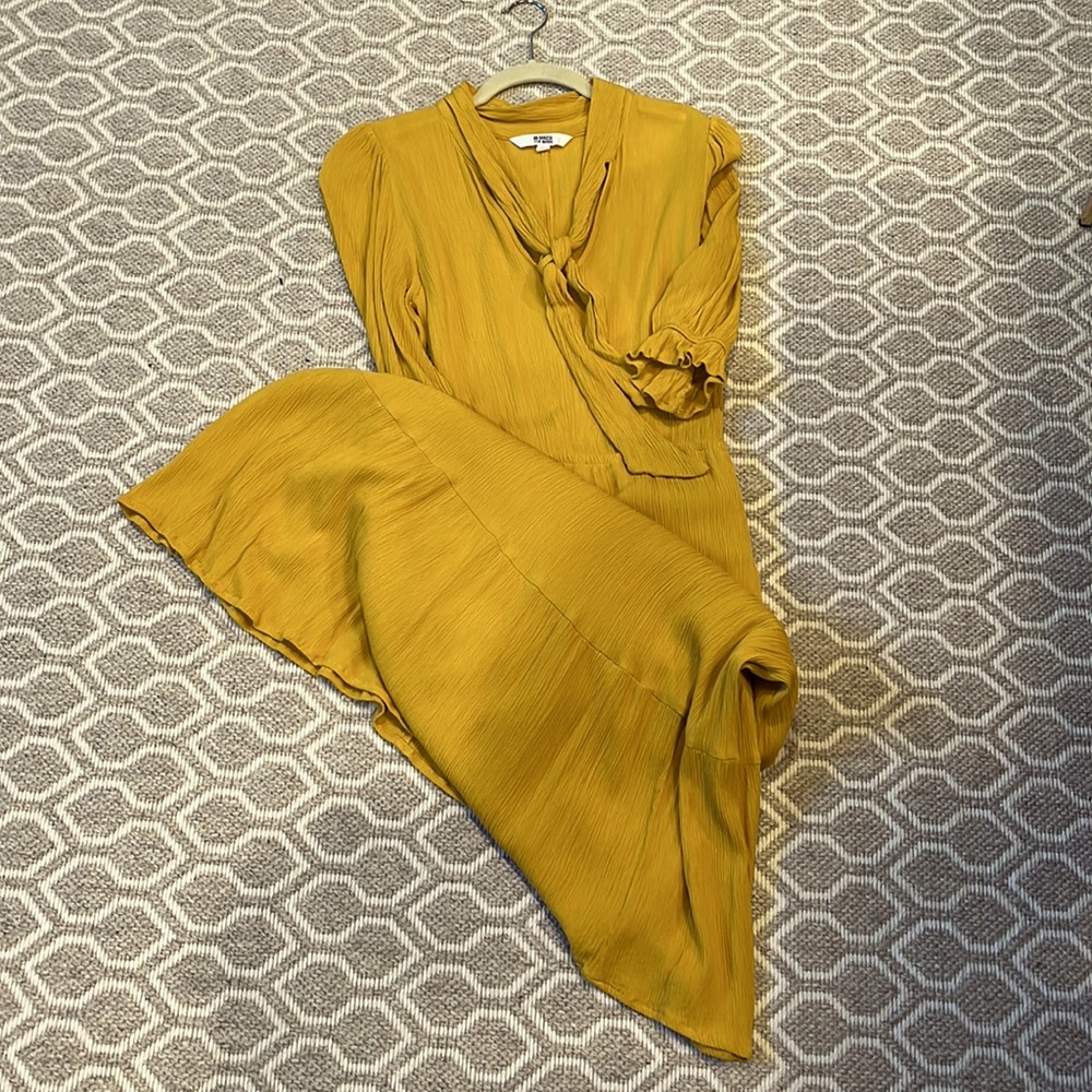 Mustard long dress Steve Madden
